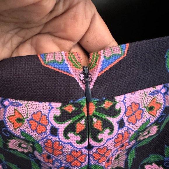 J. Crew Navy “Kaleidoscope” Mini Skirt - Picture 6 of 8